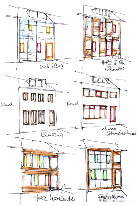 Entwurfsskizzen