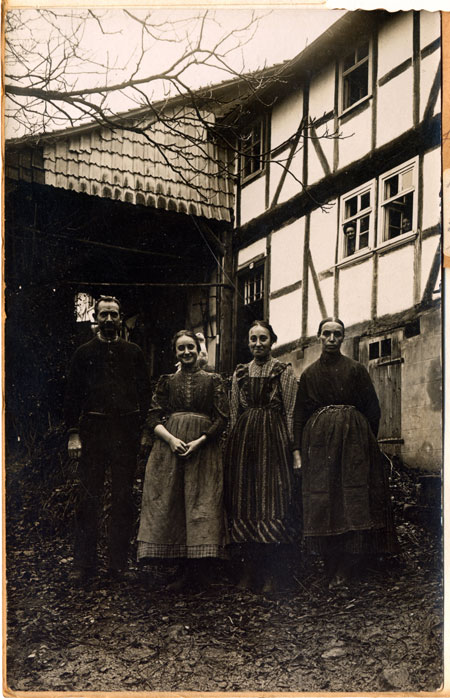 Historische Aufnahme des Fachwerkhauses