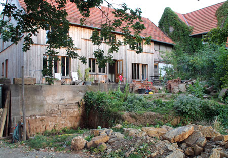 bauplatz des naturkellers