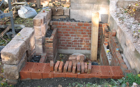 Naturkeller Wandaufbau