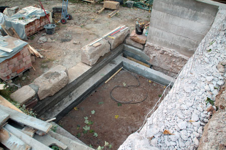 Naturkeller Fundament