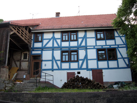 Ostfassade vor der Sanierung