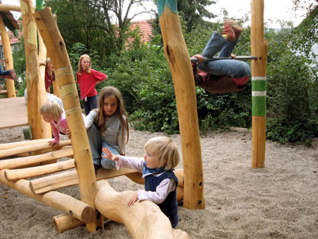 Reckstange aus Robinienholz