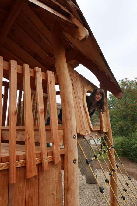 Rundfenster Kletterhaus