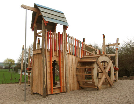 Kletterhäuschen 'Rabenmühle' aus Robinie