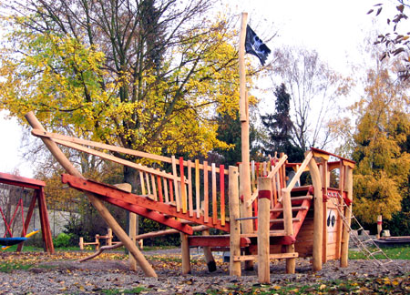 Spielschiff Piratenschiff