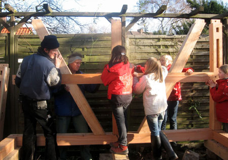 Die Konstruktion wird gerichtet