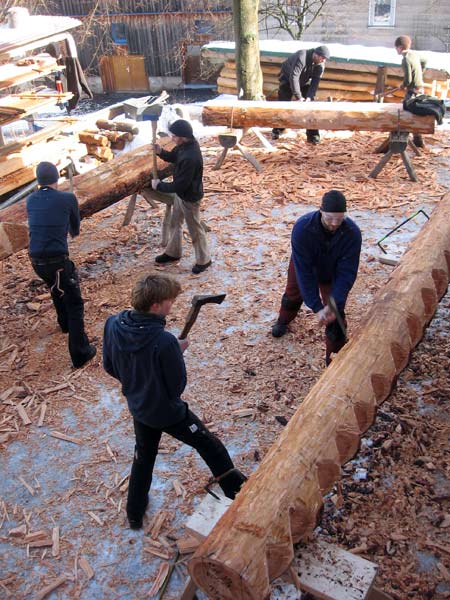 Auf dem Holzplatz